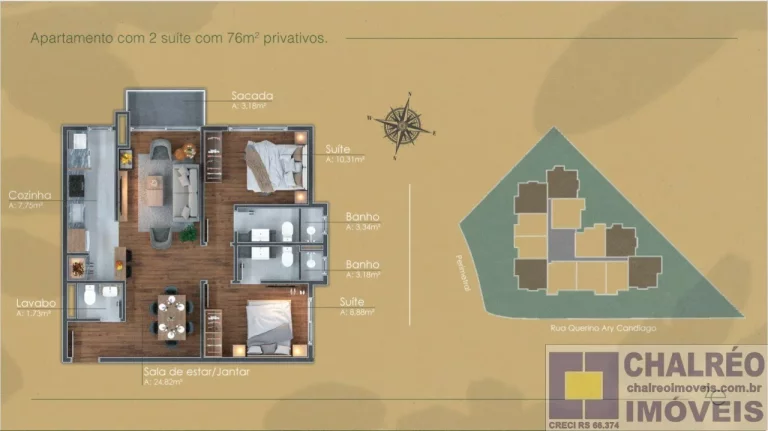 Imagem APARTAMENTO RESIDENCIAL em Gramado - RS, Candiago