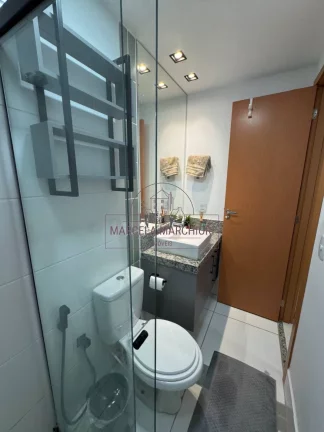 Imagem Apartamento 2 quartos, suíte, sol da manhã, montado e decorado, vista mar