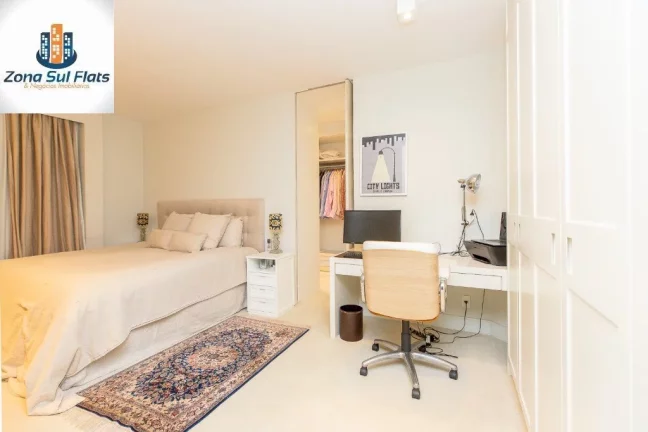 Imagem Impecável Apartamento à Venda No Brooklin Com 1 Suíte e 2 Vagas