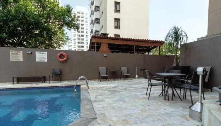 Imagem Flat disponível para locação no Hotel Premium Flats Berrini no Brooklin, com 30m², 1 dormitório e 1 vaga