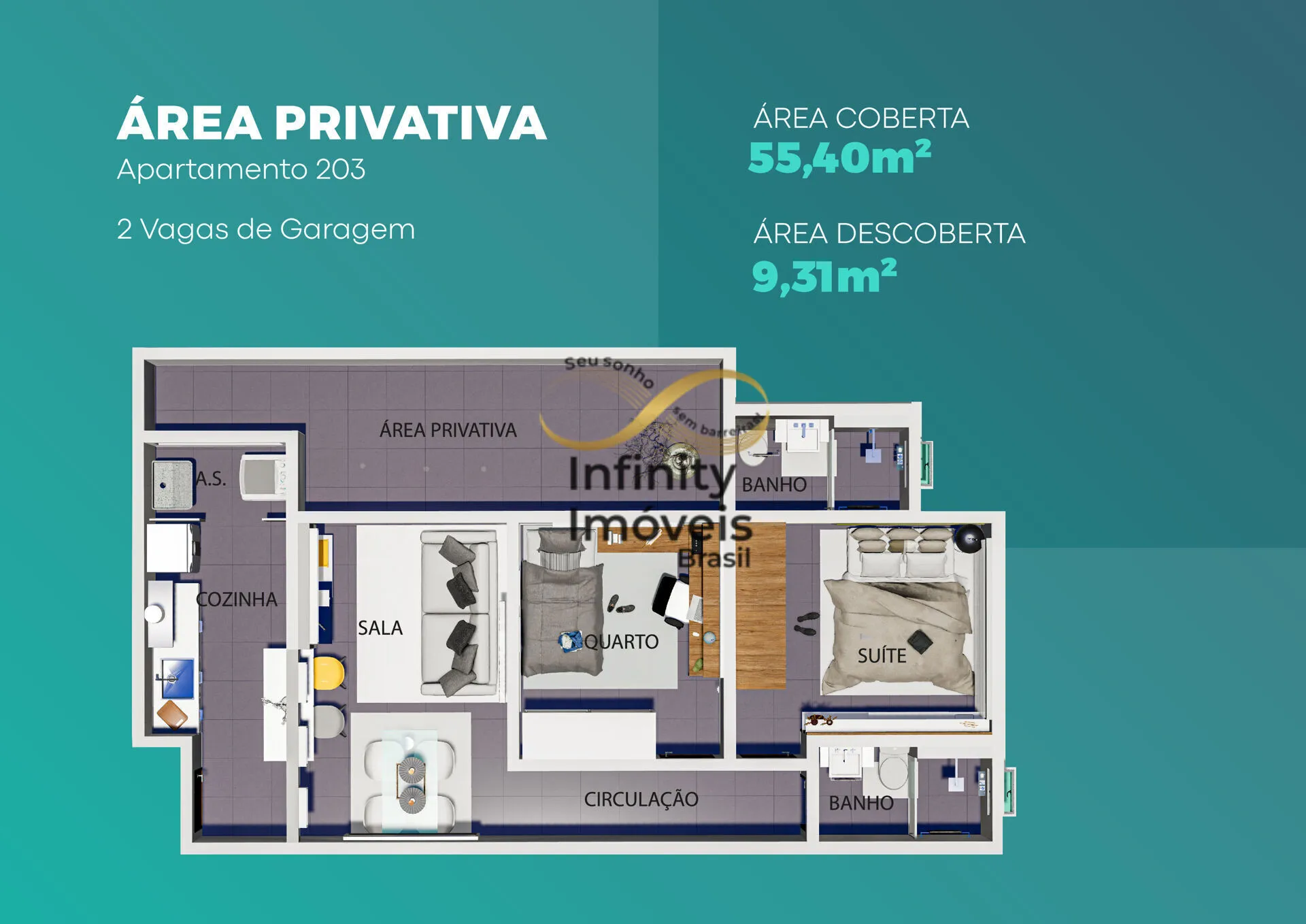 Imagem Apartamento à venda no bairro Santa Mônica - Belo Horizonte/MG