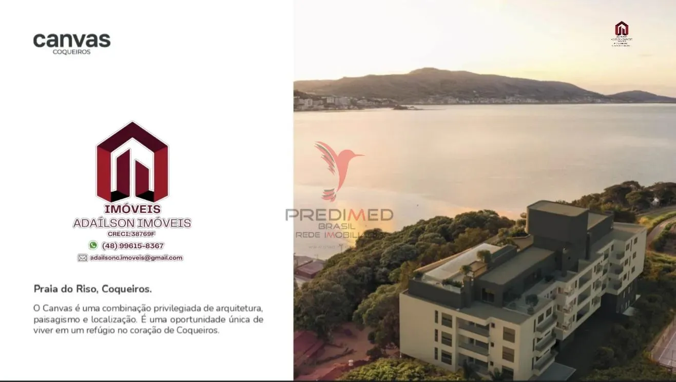Imagem Apartamentos à venda no Canvas Residence Bairro coqueiros Florianópolis SC Brasil