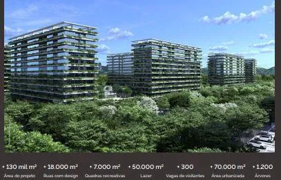 Imagem Arte Botânica Barra da Tijuca: Apartamentos 2 e 3 Quartos Calper