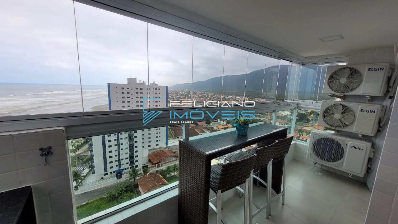 Imagem Apartamento com 2 quartos, Flórida, Praia Grande - R$ 629 mil, Cod: 1408