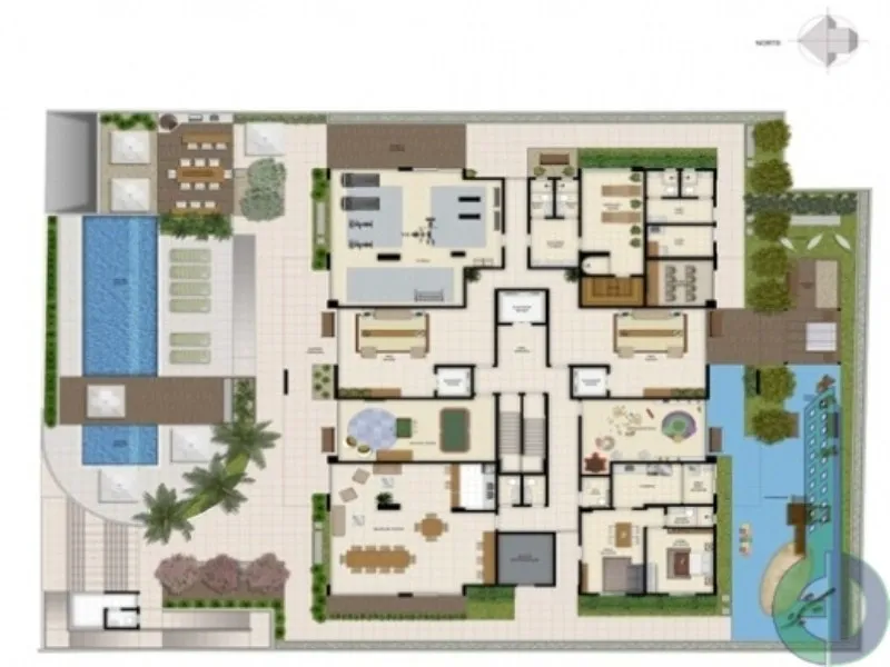Imagem Apartamento de alto padrão à venda em São Caetano do Sul - Santa Paula - 4 quartos, 2 suítes - Condomínio PLAZA ATHÉNÉE.