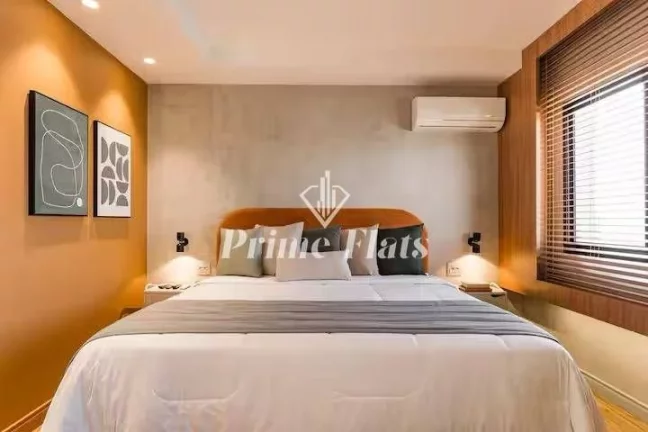 Imagem Flat disponível para locação no The World Executive Flat na Vila Olímpia, com 30m², 1 dormitório e 1 vaga