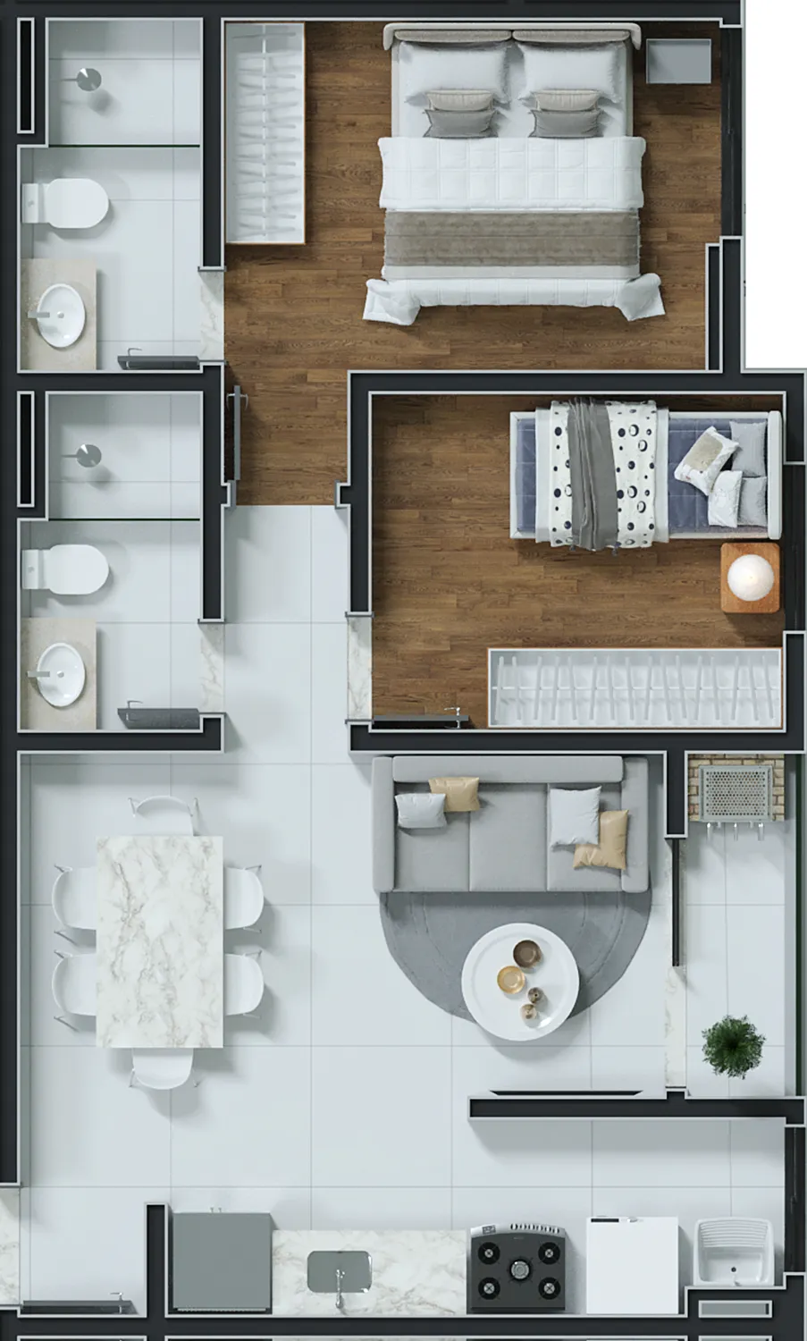 Imagem Apartamento à venda no bairro Jardim Ipê - Goiânia/GO