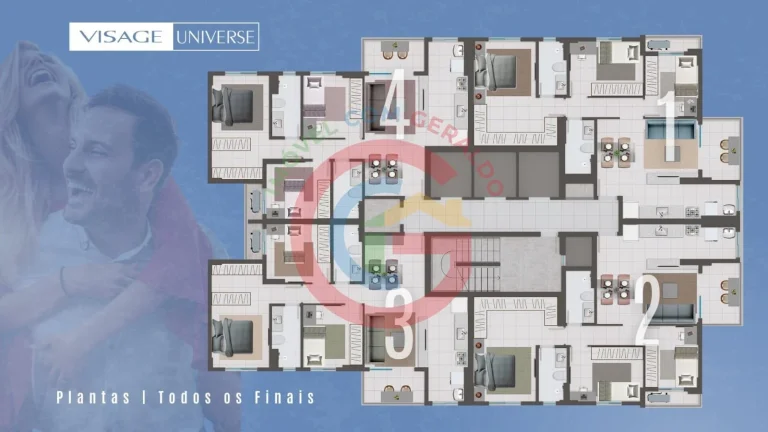Imagem APARTAMENTO 3Q - NA PLANTA - UNIVERSITÁRIO