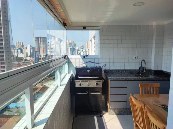 Imagem Apartamento com 2 dormitórios à venda, 80 m² por R$ 530.000,00 - Guilhermina - Praia Grande/SP