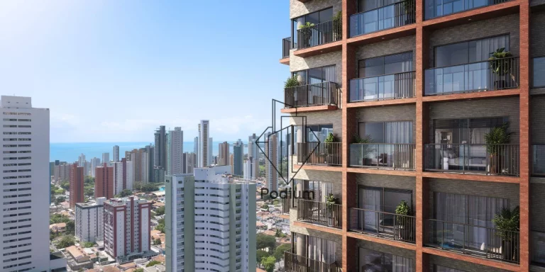Imagem Flats com 03 varandas / sacadas no bairro de Miramar - FL0653