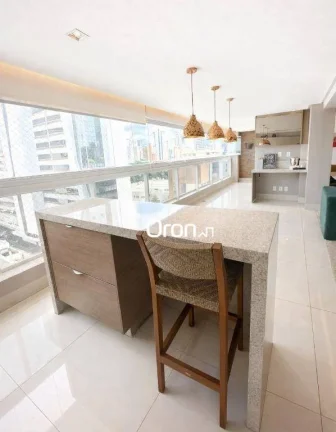 Imagem Apartamento mobiliado com 3 dormitórios à venda, 168 m² por R$ 1.600.000 - Setor Oeste - Goiânia/GO