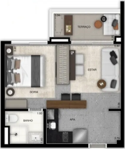 Imagem Apartamentos no bairro Jardim Paulista em São Paulo. Preço e disponibilidade do imóvel sujeitos a...