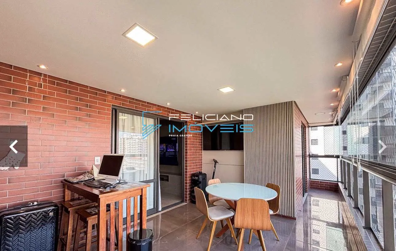 Imagem Apartamento com 3 quartos, Guilhermina, Praia Grande - R$ 1.5 mi, Cod: 7487