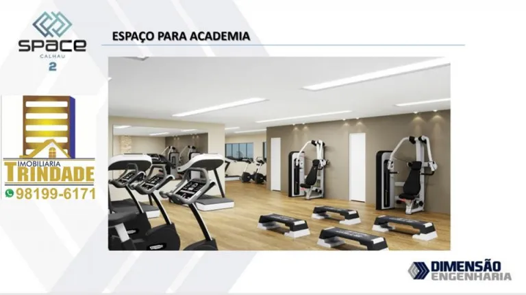 Imagem Apartamento com 2 Quartos à Venda, 59 m² em Parque Athenas - São Luís