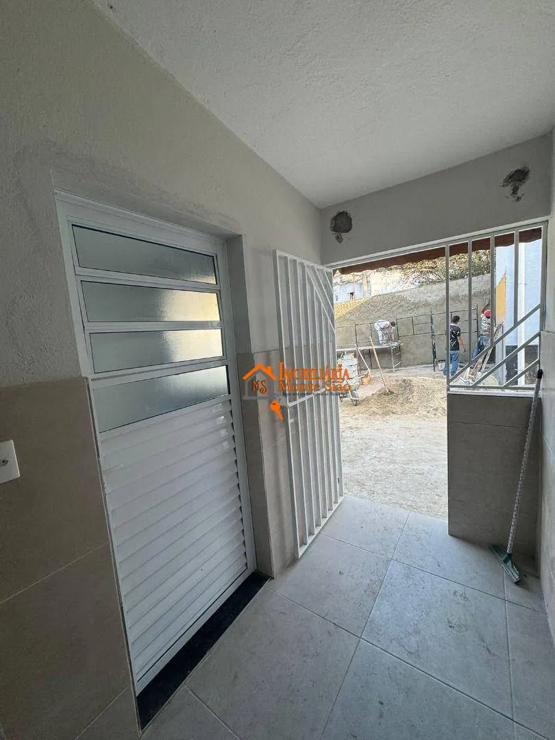Imagem Casa com 1 dormitório para alugar, 37 m² por R$ 1.215/mês - Chácara Cabuçu - Guarulhos/SP