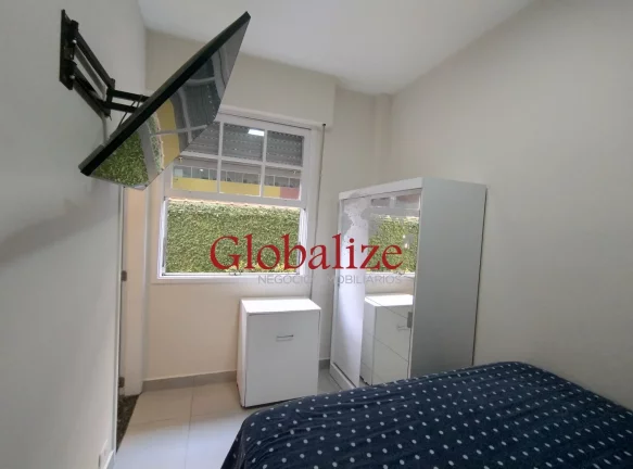 Imagem Apartamento térreo, 2 dormitórios com suíte e porteira fechada no bairro do Embaré em Santos por R$480.000,00