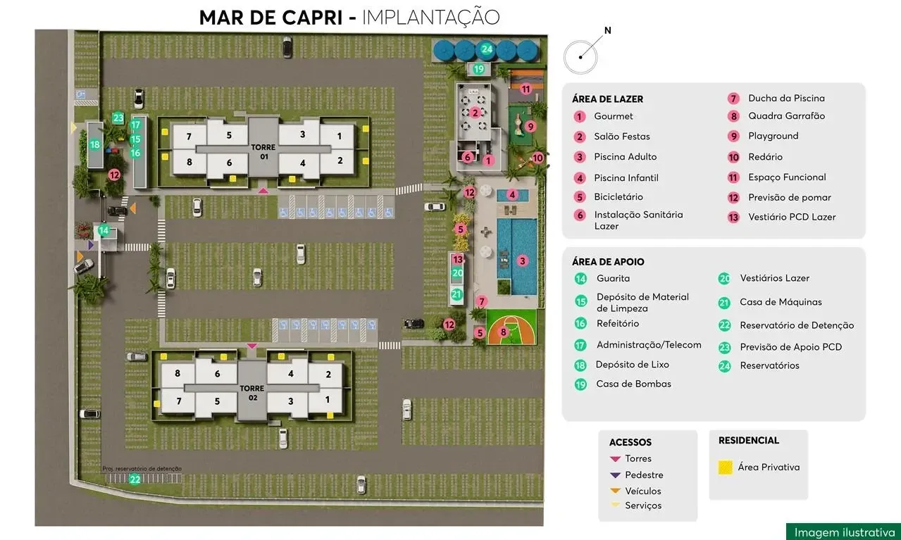 Imagem Apartamento com 2 Quartos à Venda, 43 m² em Antares - Maceió