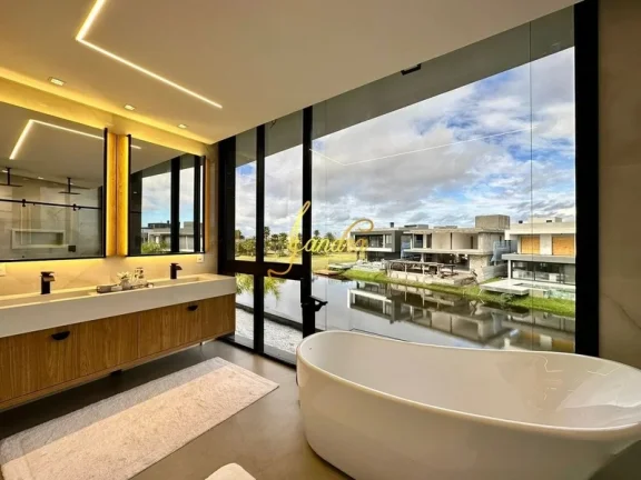 Imagem Sobrado contemporâneo no condomínio Sense mobiliado e decorado