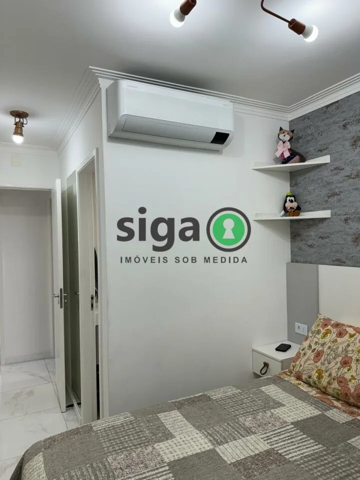 Imagem Apartamento á venda 60m² com 2 dormitórios sendo 1 suíte, localizado na Chácara Santo Antônio/SP