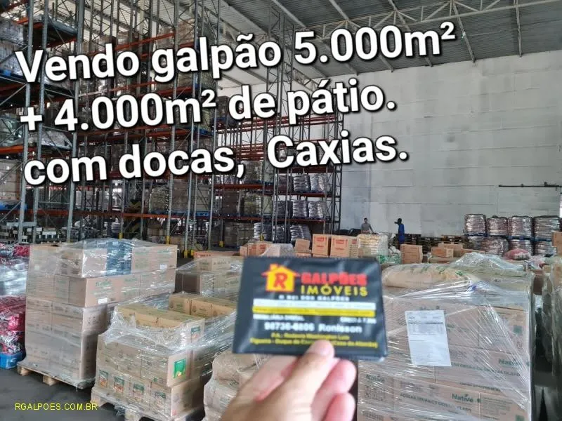 Imagem Galpão para Venda em DUQUE DE CAXIAS, Figueira, 2 banheiros