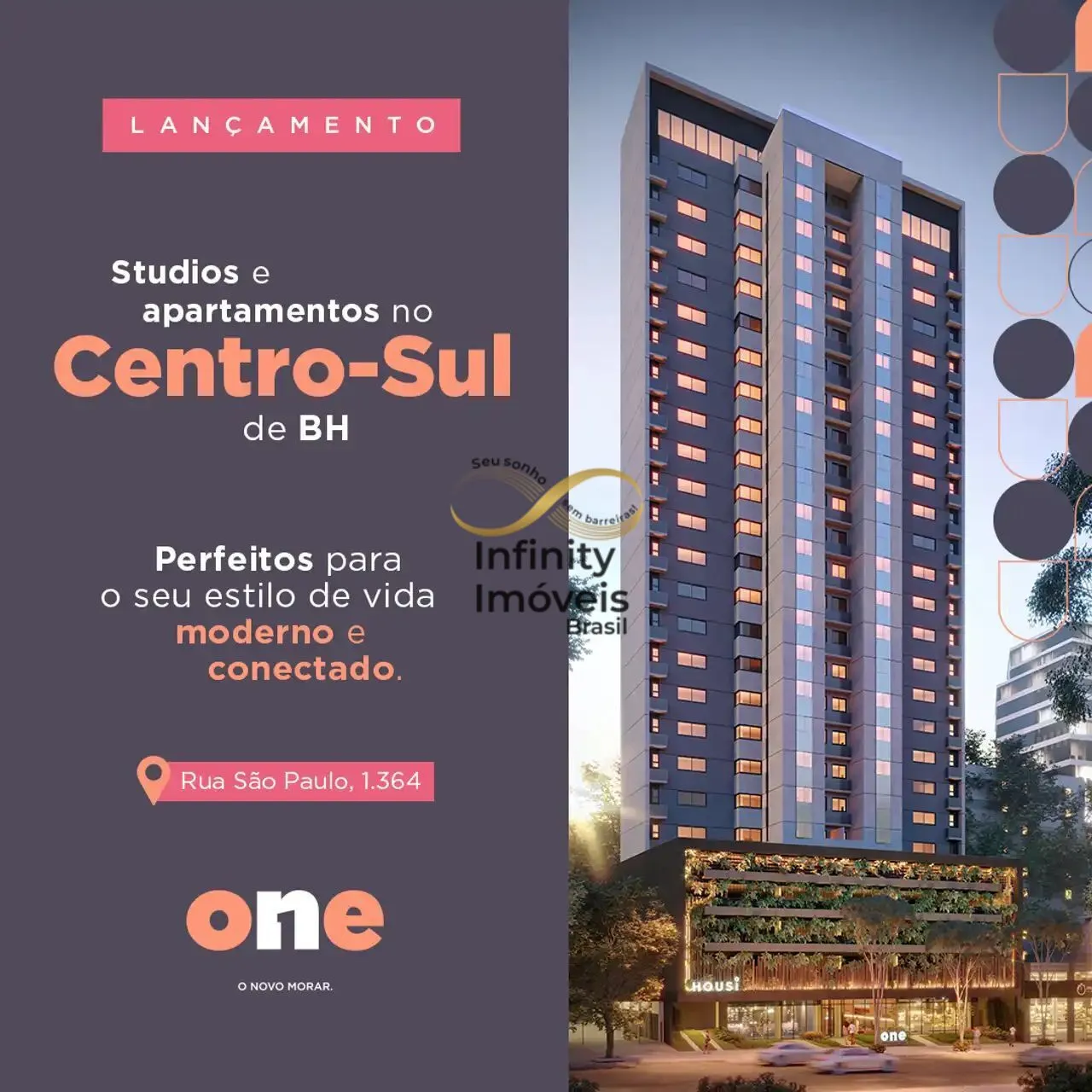 Imagem ONE - Apartamento à venda no bairro Centro - Belo Horizonte/MG
