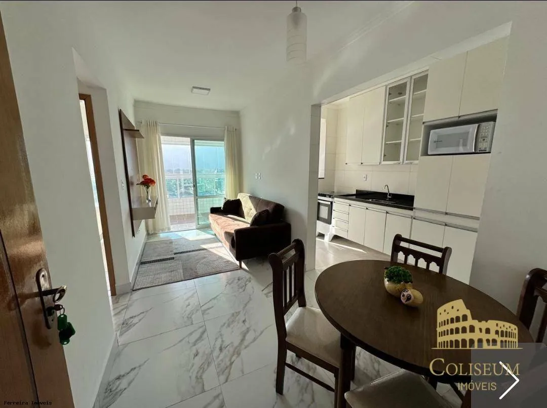 Imagem Apartamento com 1 dormitório à venda, 50 m² por R$ 430.000,00 - Florida - Praia Grande/SP