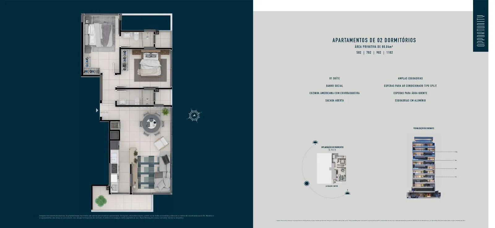 Imagem Apartamento à venda em Torres, Centro, com 2 quartos, 80m2
