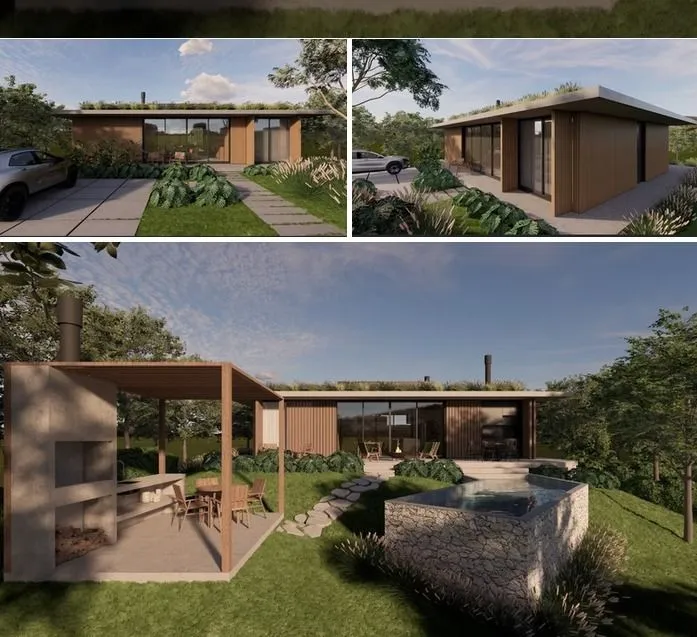 Imagem Casa térrea em condomínio na Estrada das Três Meninas - Alphaville