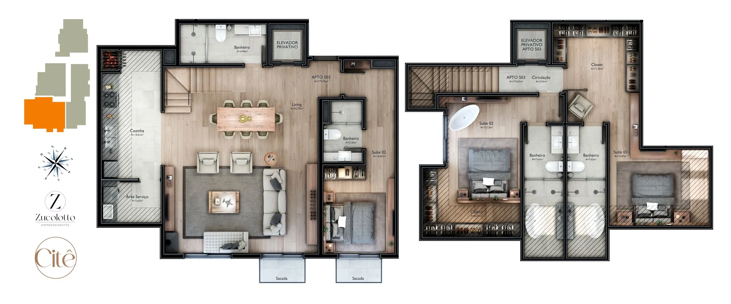 Imagem Apartamento à venda em Gramado, Carniel, com 2 quartos, 86.38m2