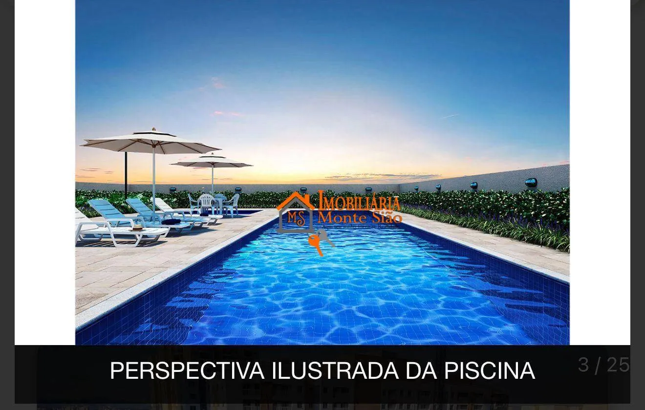 Imagem Apartamento com 2 dormitórios à venda, 44 m² por R$ 420.000,00 - Vila Antonieta - Guarulhos/SP