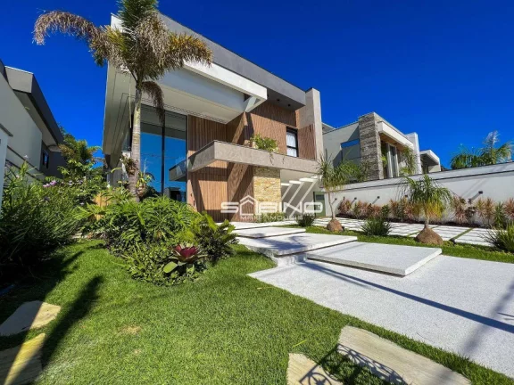 Imagem Belíssima casa à venda, com 6 dormitórios 6 Suítes 550m² - Riviera de São Lourenço - Bertioga SP
