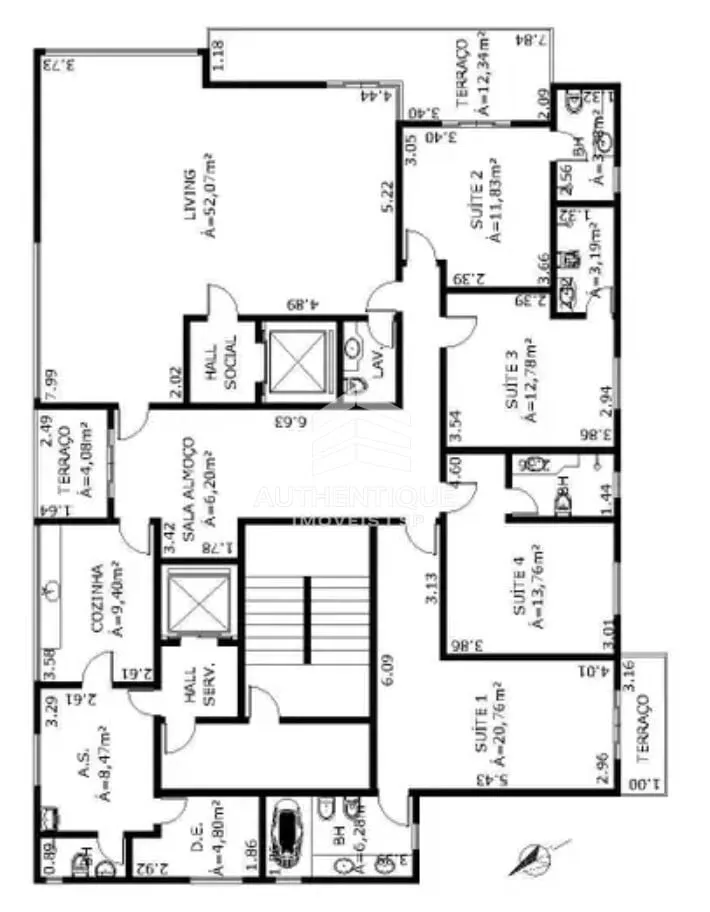 Imagem VILLA FIORI ACLIMACAO - Apartamento à venda no bairro Aclimação - São Paulo/SP, Zona Sul