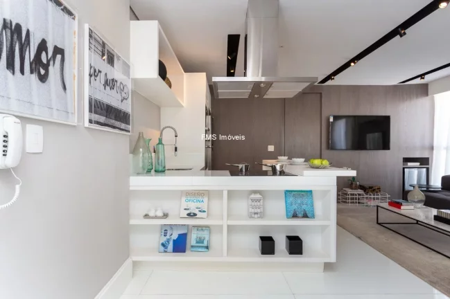 Foto do imóvel Imperdível apartamento para locação na Vila Nova Conceição com 1 suíte, 2 banheiros e 2 vagas de garagem. Confira!