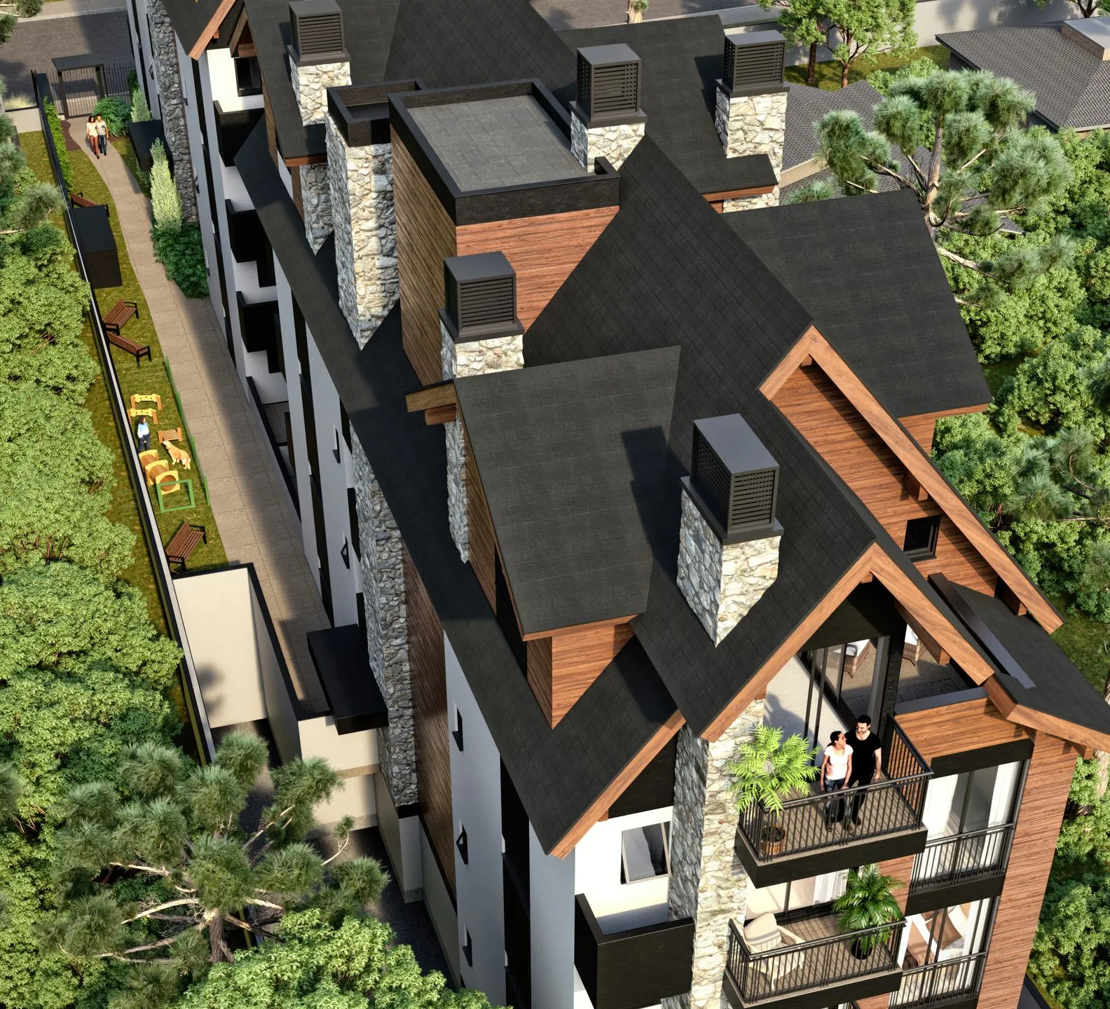 Imagem Apartamento à venda em Gramado, Carniel, com 2 quartos, 70.38m2