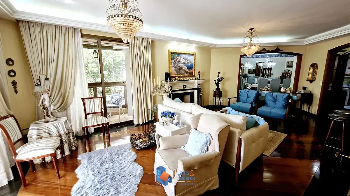 Imagem Apartamento para venda em Campo Belo com 4 quartos, sendo 3 suítes, 240m²