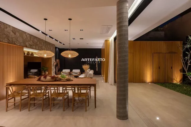 Imagem Casa de condomínio à venda, no Residencial São Vicente, em Franca, Chácara Espraiado, com 3 quartos, 350m2
