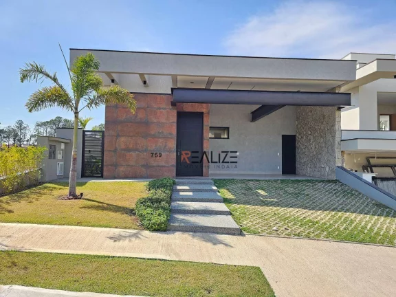 Casa moderna com 3 dormitórios à venda, 198 m² por R$ 2.090.000 - Condomínio Villa Sapezal - Indaiatuba/SP