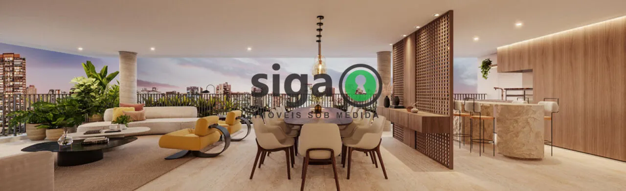 Foto do imóvel Apartamento à venda no Itaim Bibi de 277m² com 4 suítes e 4 vagas - São Paulo