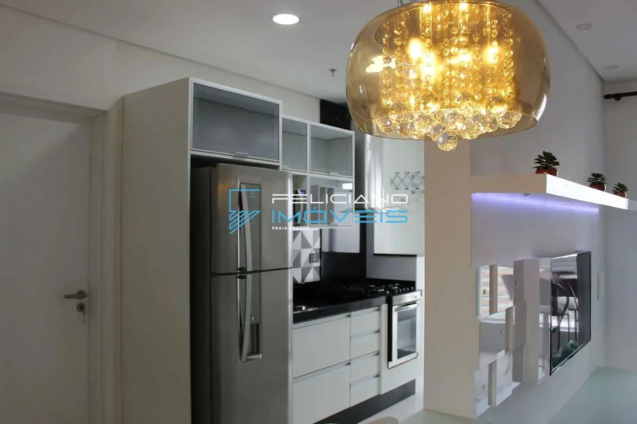 Imagem Apartamento com 1 quarto, Boqueirão, Praia Grande - R$ 550 mil, Cod: 7451