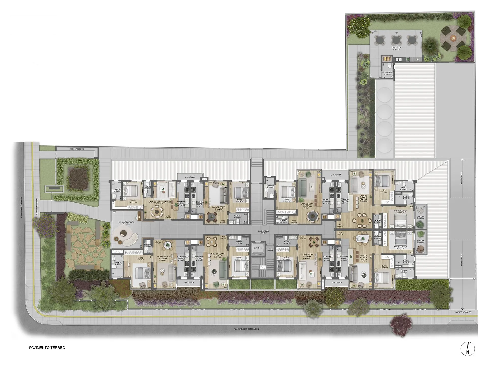 Imagem Apartamento à venda em Gramado, Centro, com 3 quartos, 117.55m2
