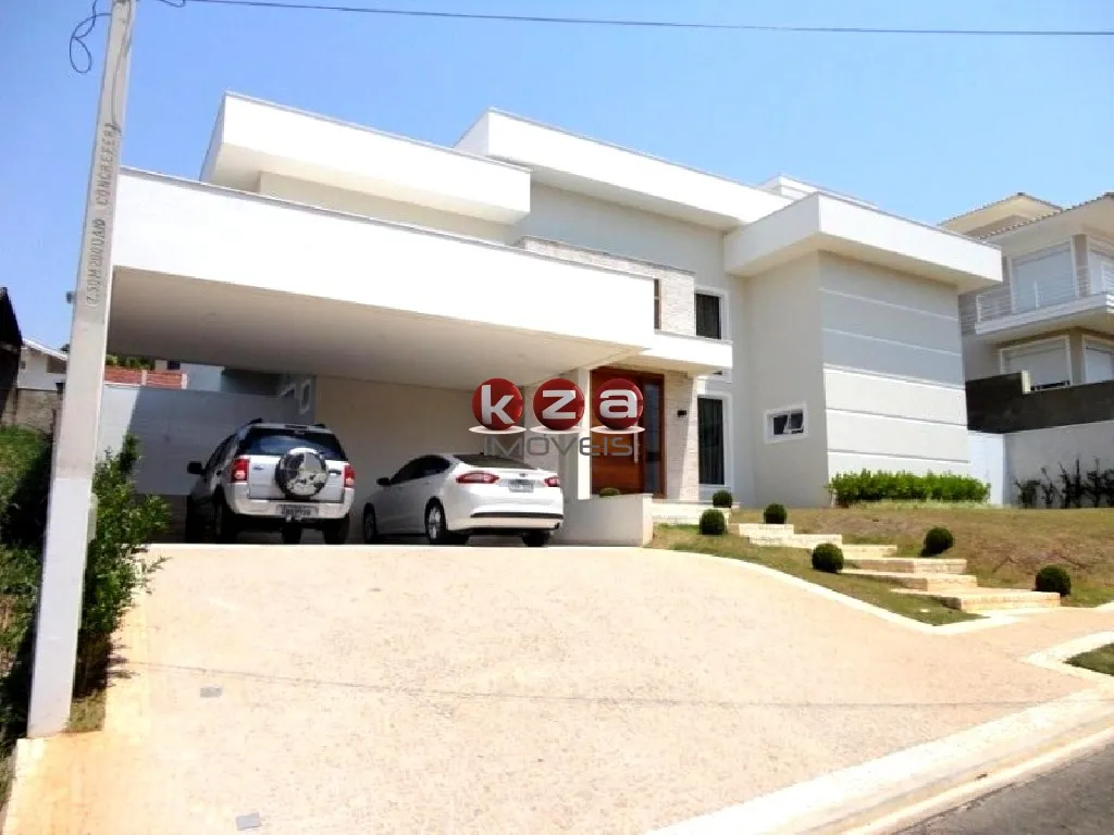 Imagem Casa de luxo em condomínio exclusivo: 3 suítes, 3 salas, 6 banheiros, 2 vagas na cidade de Valinhos-SP no Condomínio Portal do Lago.