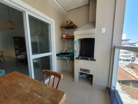 Imagem Apartamento mobiliado com 2 dormitórios e varanda gourmet a venda a 400 metros da orla de Itaguá em Ubatuba.