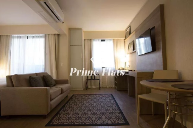 Imagem Flat disponível para venda no Staybridge Suítes São Paulo, no Itaim Bibi, com 38m², 1 dormitório e 1 vaga