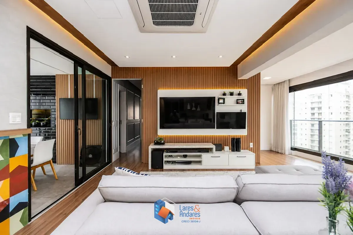 Imagem Apartamento para venda em Campo Belo com 3 quartos, sendo 3 suítes, 147m²