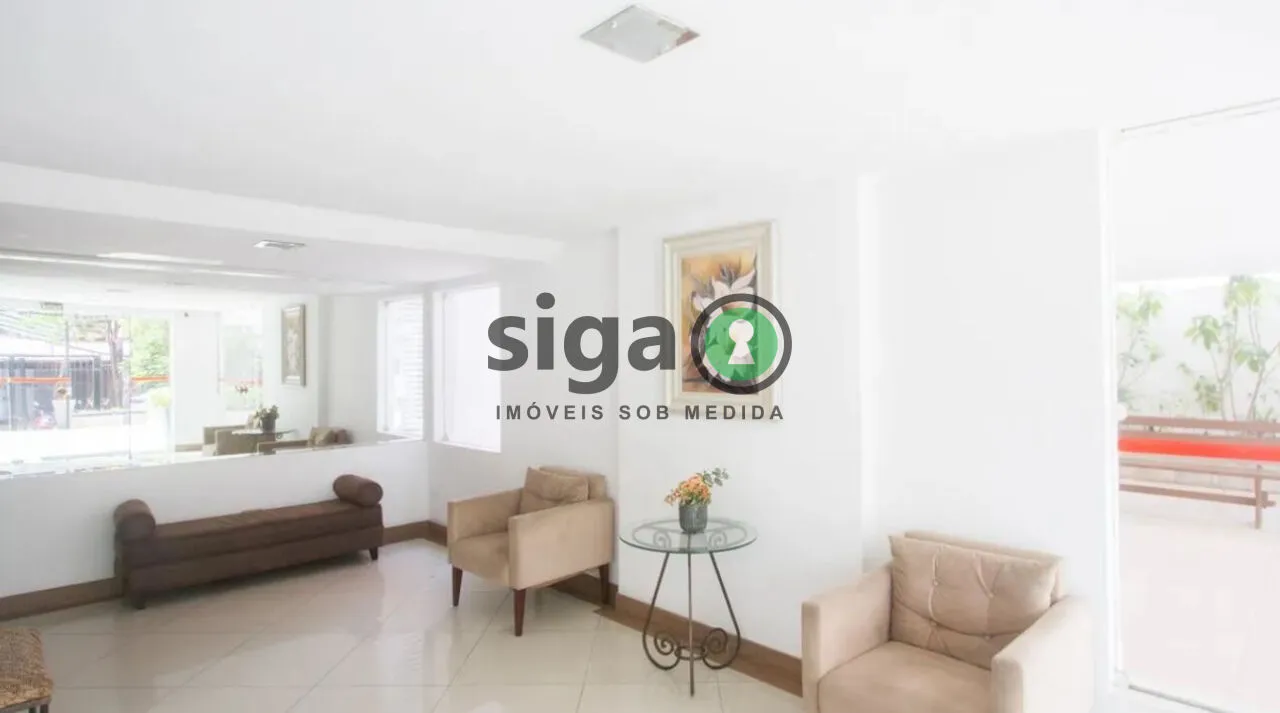 Imagem Apartamento Mobiliado com 2 Quartos no Brooklin Próximo ao Metrô.