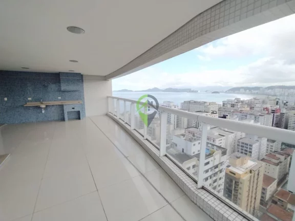 Imagem VISTA MAR -Apartamento - 4 dormitórios à venda, 255 m² - Aparecida - Santos/SP