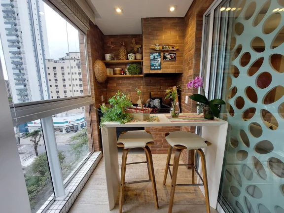 Imagem Apartamento à venda com 3 suítes e 2 vagas no bairro do Embaré em Santos por R$ 2.100.000,00