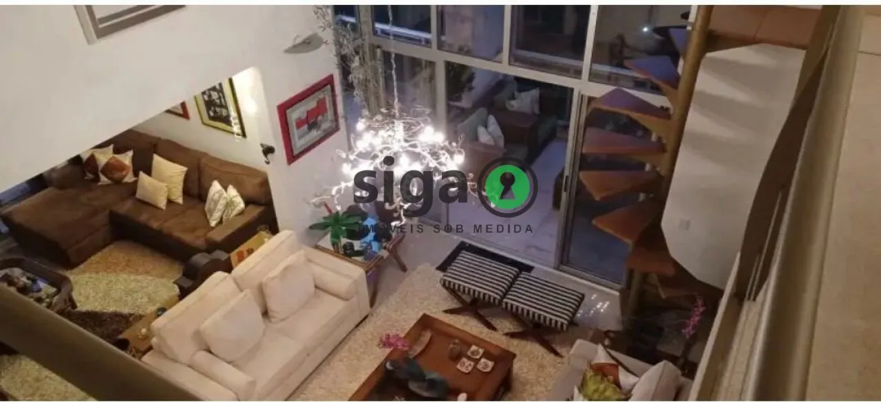 Imagem Apto duplex no Panamby, com 162m², 2 suites, 3 vagas sem mobilia