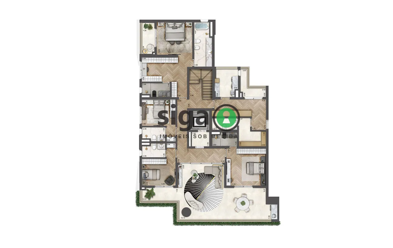 Imagem Cobertura Duplex para venda na Chácara Klabin, 04 suítes - São Paulo, SP