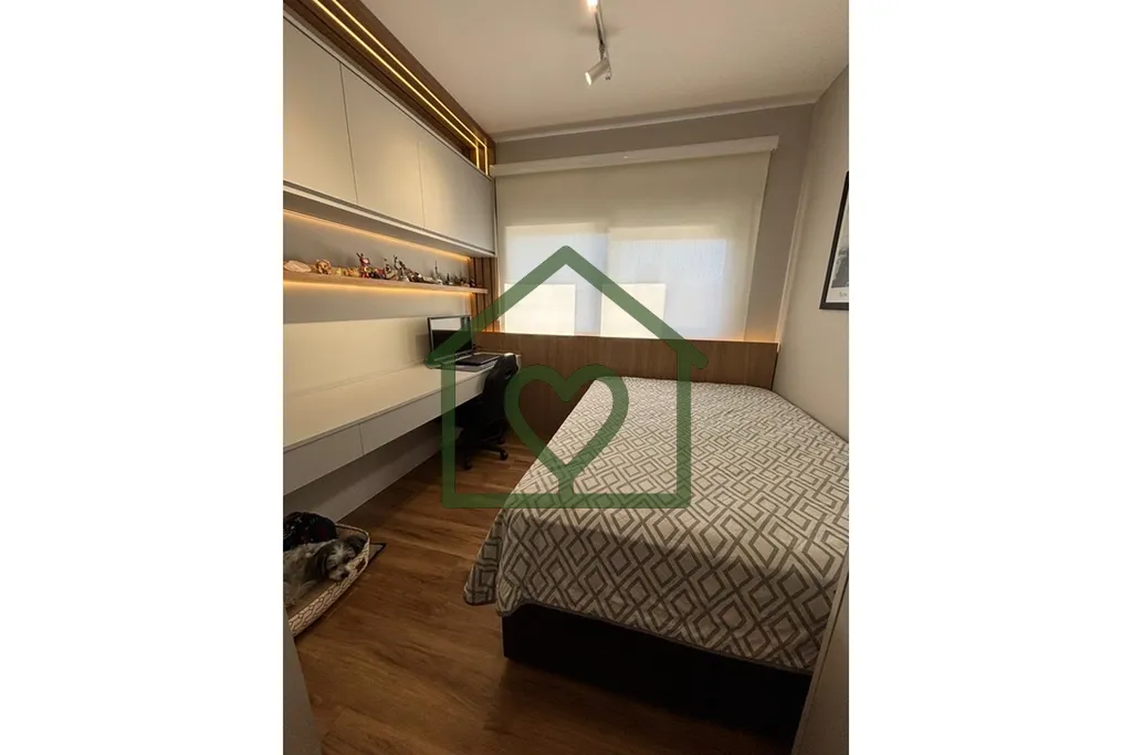 Imagem Excelente apartamento andar alto, 2 dormitórios com sacada, churrasqueira andar alto, 72m2, semi mo...